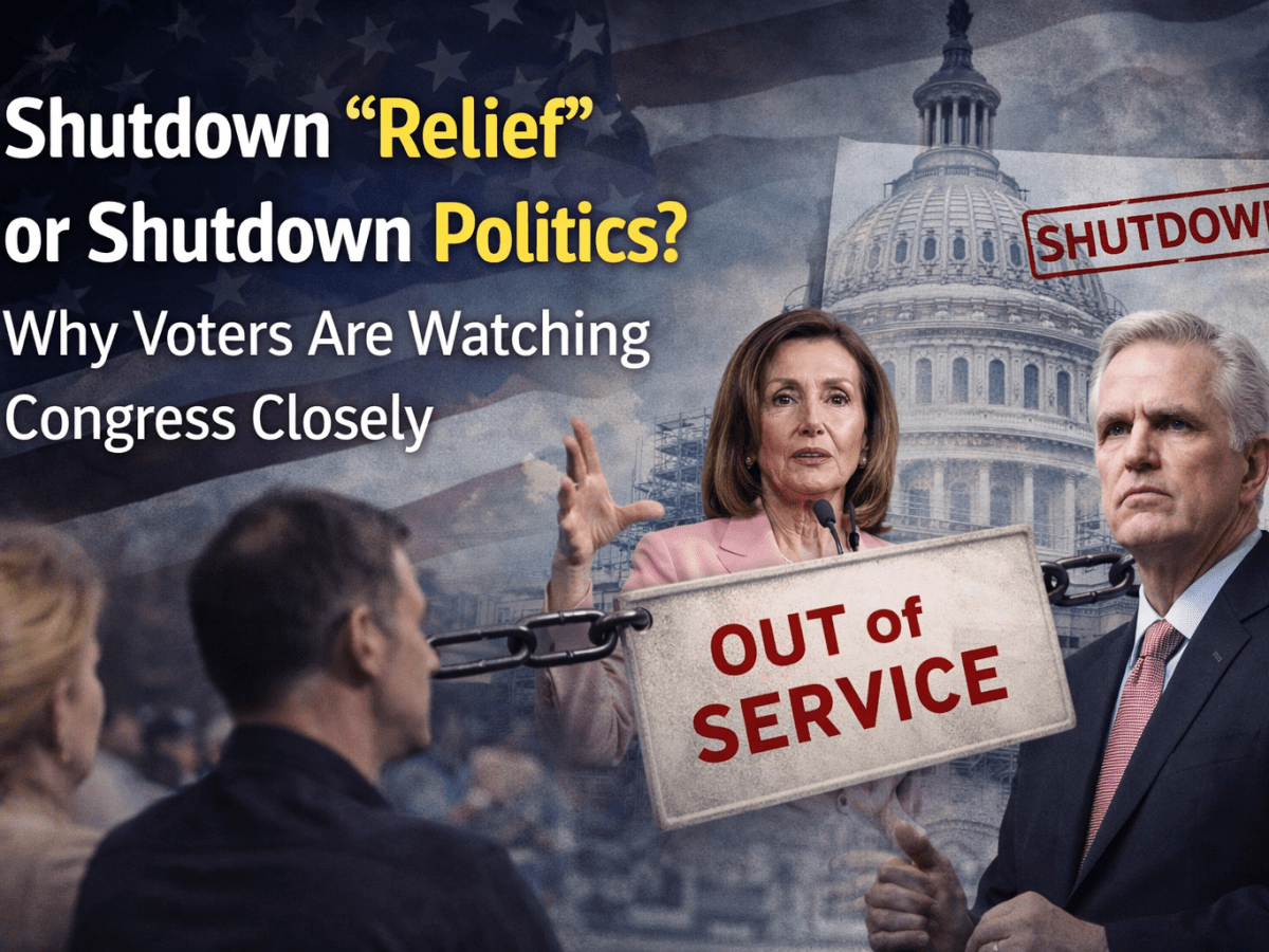 Shutdown “Relief” or Shutdown Politics? Why Voters Are Watching Congress&nbsp;Closely