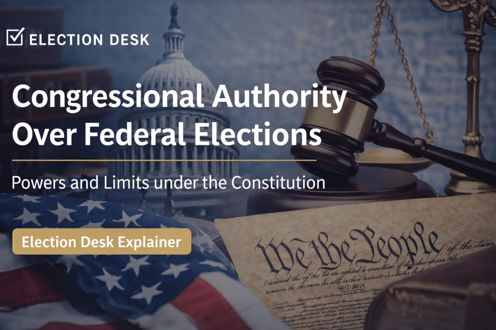 Congressional Power Under the U.S. Constitution: What It Can and Cannot Do on Election Rules