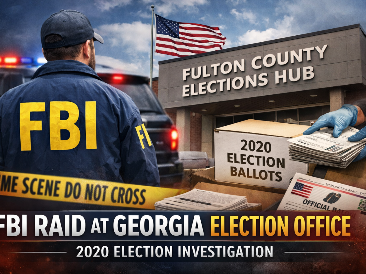 FBI Executes Search Warrant at Georgia Election Office in 2020 Election&nbsp;Probe