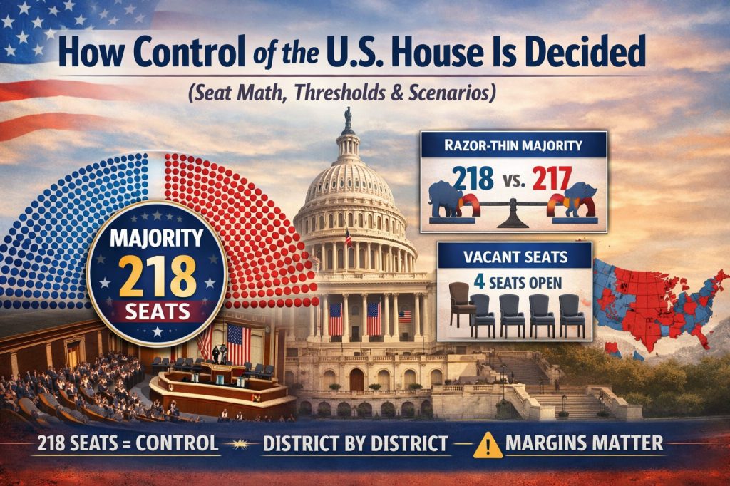 How Control of the U.S. House Is&nbsp;Decided