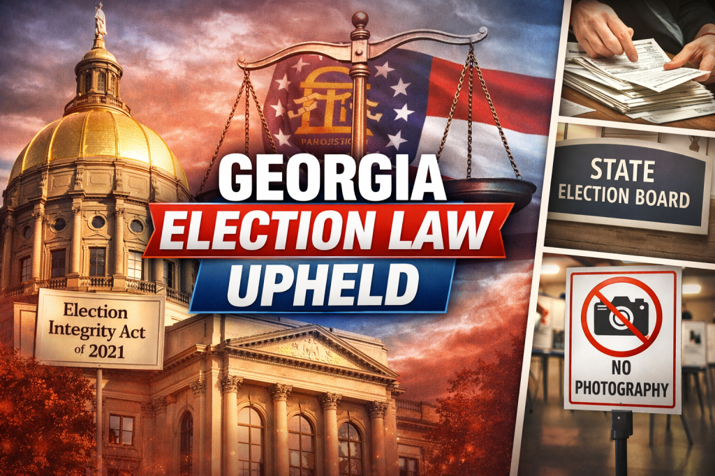 Federal Appeals Court Upholds Key Provisions of Georgia’s Election&nbsp;Law