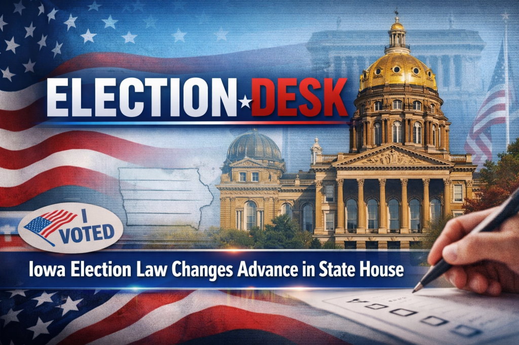 Iowa Election Law “Tweaks” Advance Through State House Amid Broader 2026 Legislative&nbsp;Activity