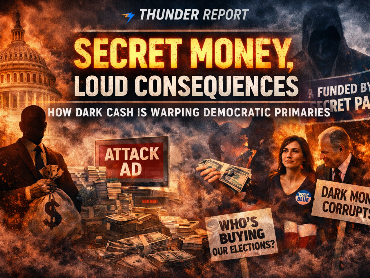 Secret Money, Loud Consequences: How Dark Cash Is Warping Democratic&nbsp;Primaries
