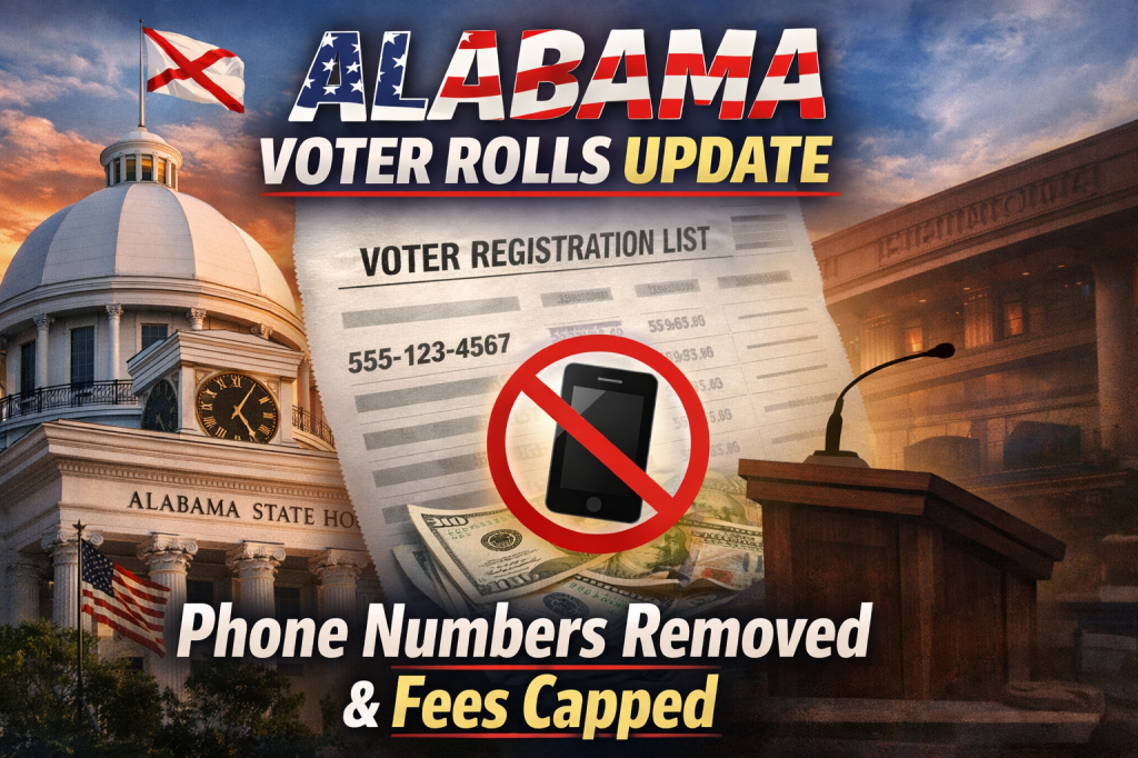 Alabama House Advances Bill to Strip Phone Numbers from Voter Rolls