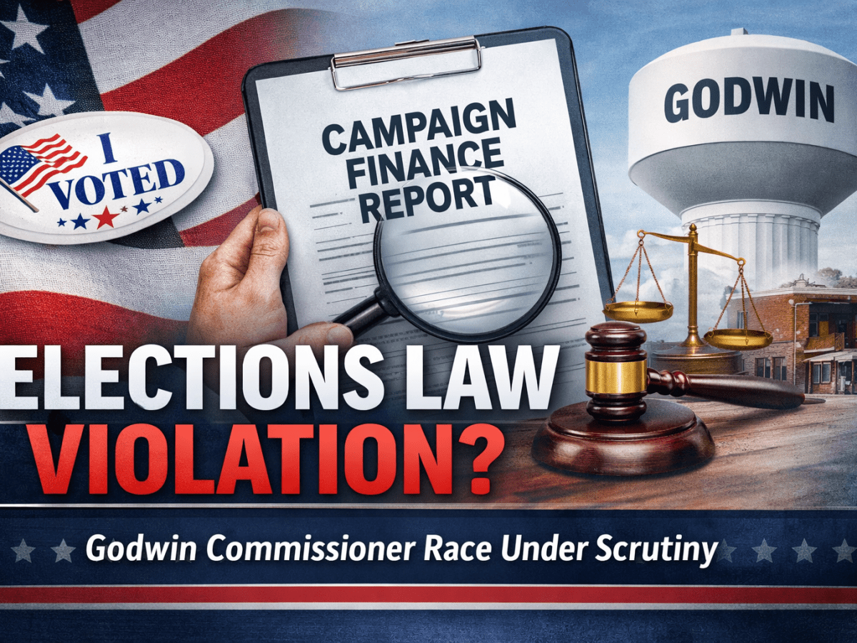 Possible Elections Law Violation Flagged in Godwin Commissioner&nbsp;Race