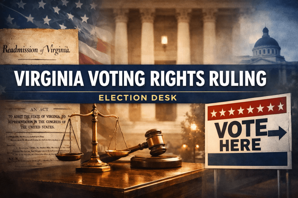 Federal Judge Blocks Virginia Voting Restrictions, Revives Reconstruction-Era Law