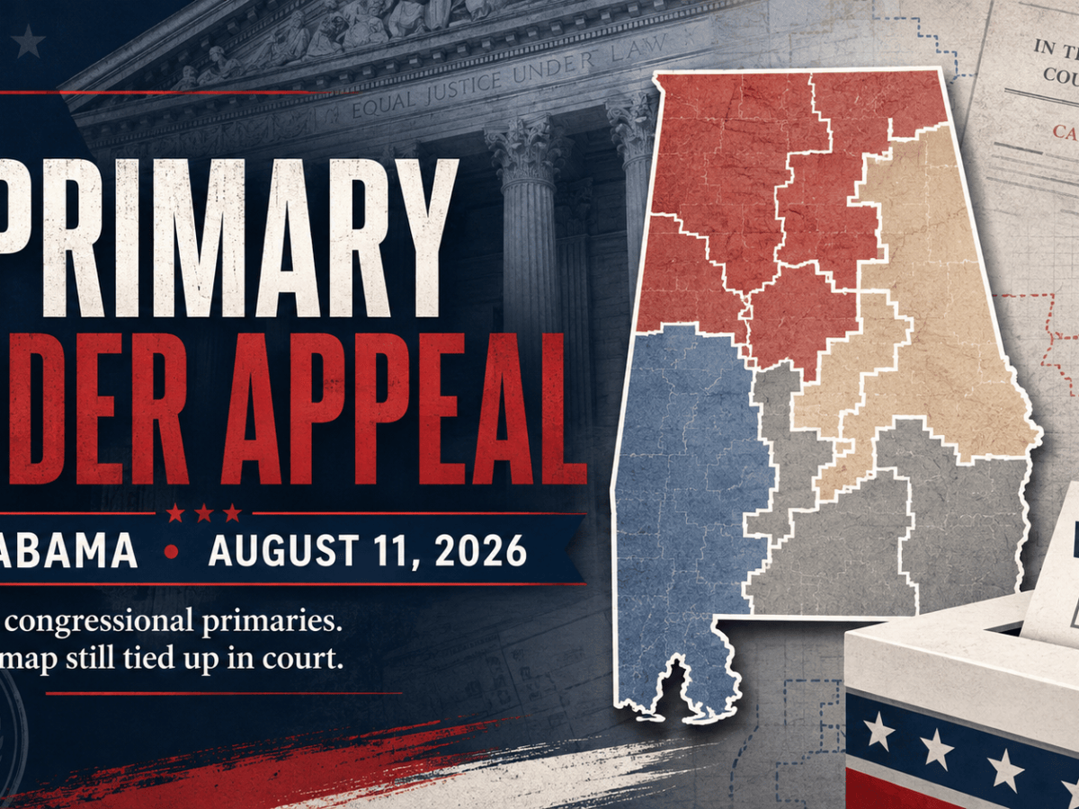 Alabama Holds Congressional Primaries Under a Map Still Tied Up in&nbsp;Court