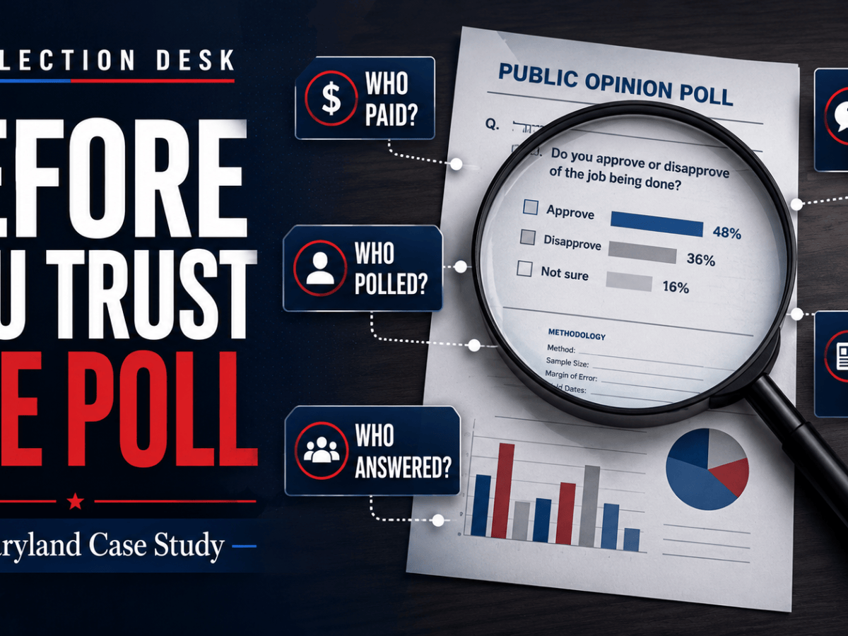 What to Know Before You Trust a Political Poll: A Maryland Case&nbsp;Study