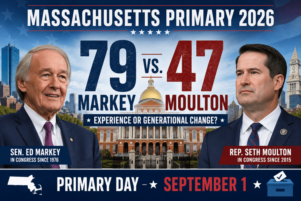 Massachusetts Heads Into a Sept. 1 Primary Dominated by a Generational Fight Over Ed Markey’s Senate&nbsp;Seat