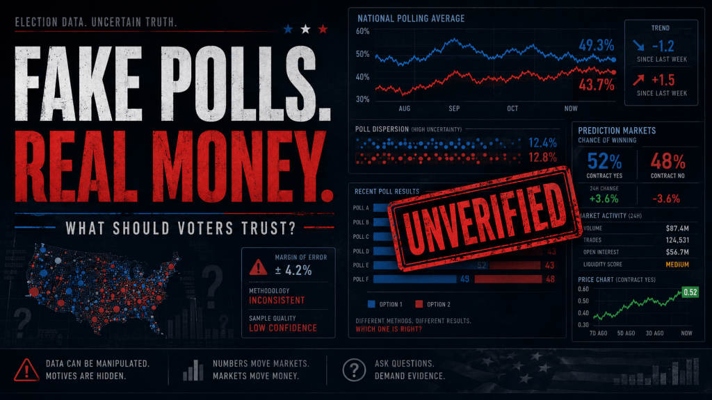 Fake Polls, Volatile Markets: What Voters Should — and Shouldn’t — Trust Ahead of&nbsp;November