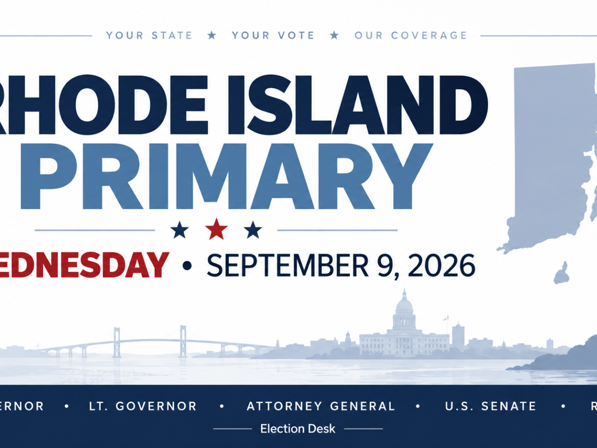 Rhode Island’s delayed primary arrives Wednesday, headlined by McKee-Foulkes&nbsp;rematch