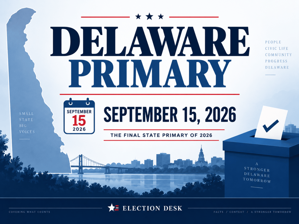 Delaware closes out the 2026 primary calendar Next Tuesday, with Coons facing a four-way Democratic Senate&nbsp;primary