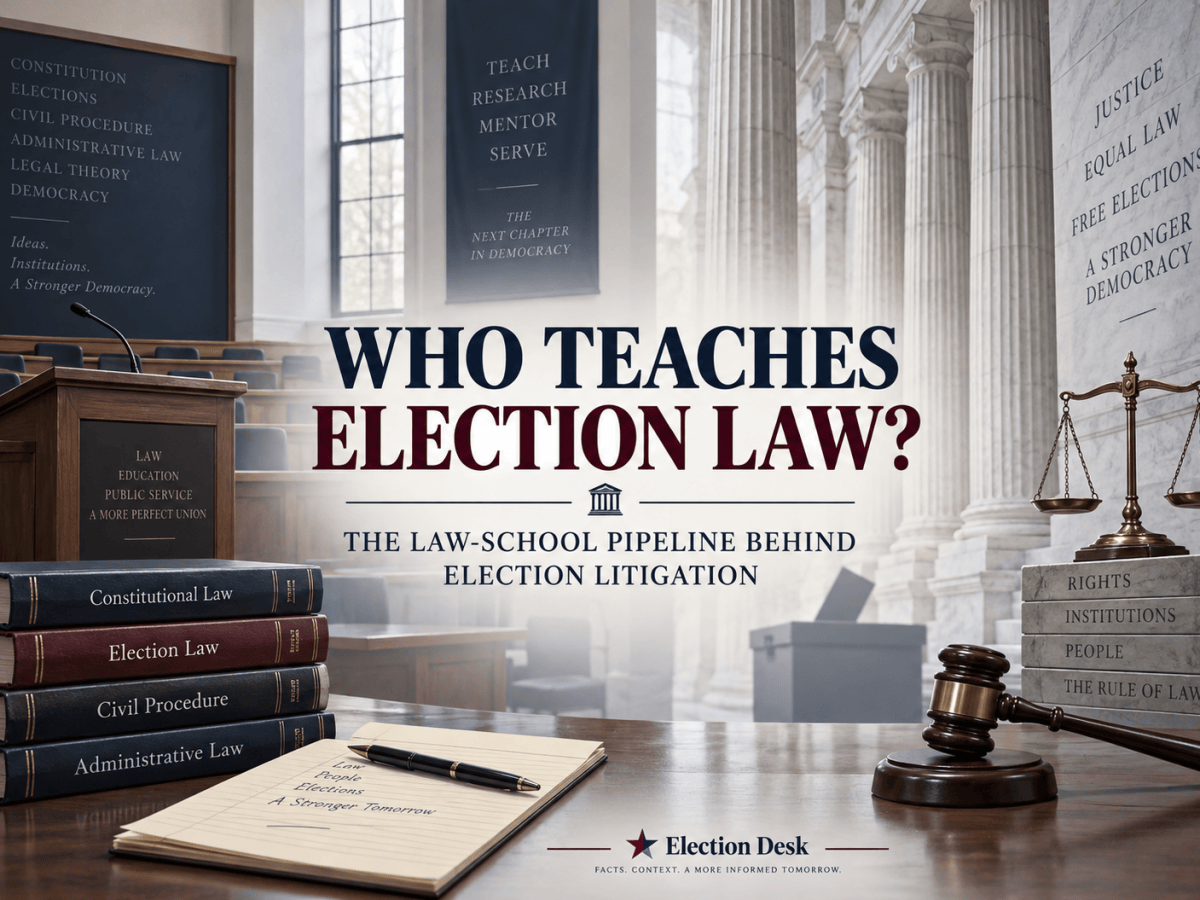 Who Teaches Election Law — and Does It Shape What Happens in&nbsp;Court?